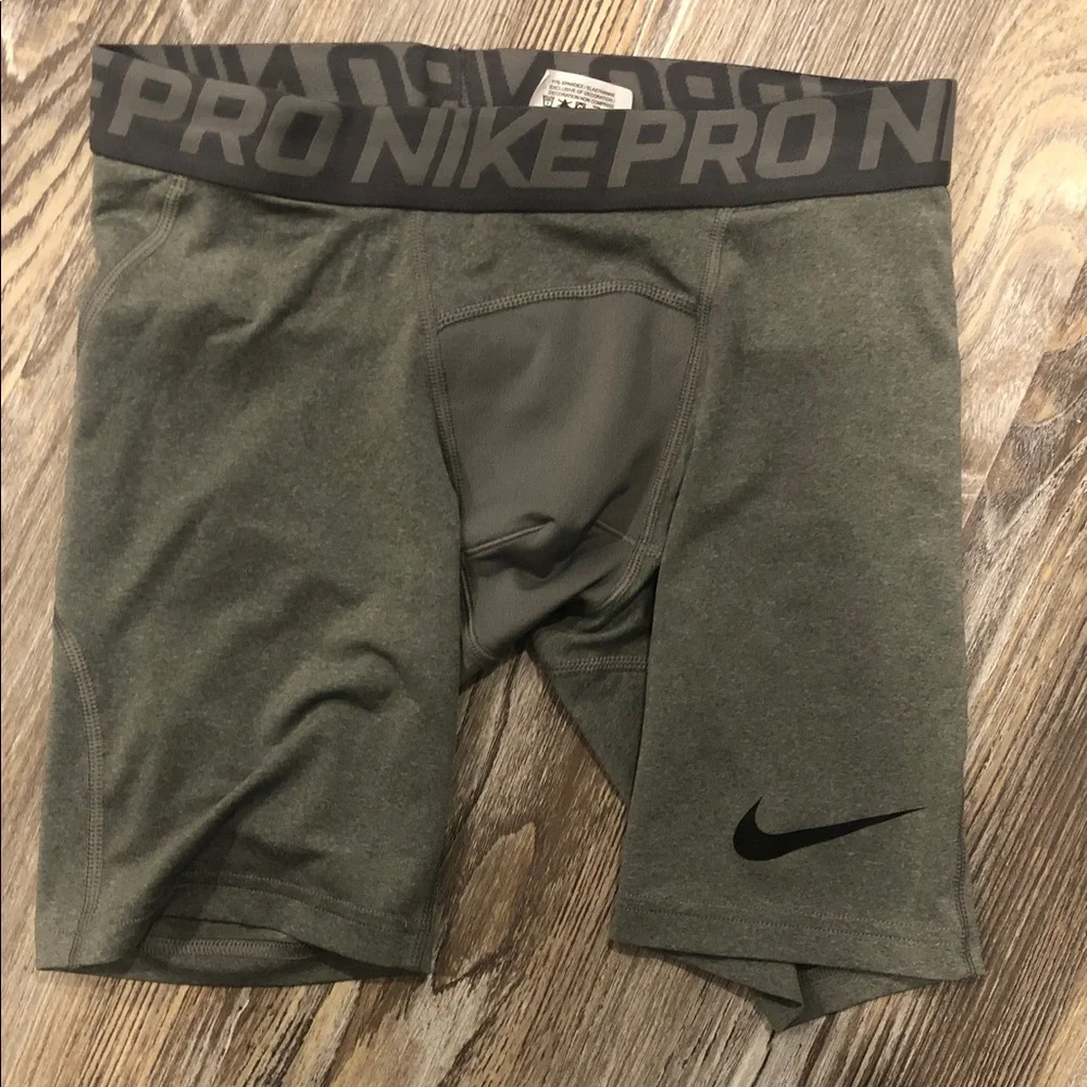 Nike Gray & Black Pro Compression Boxer Briefs